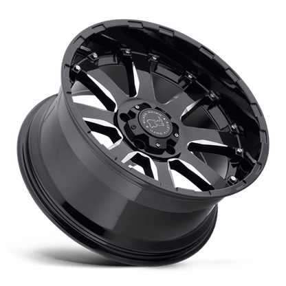 Black Rhino Hard Alloys SIERRA GLOSS BLACK W/ MILLED SPOKES