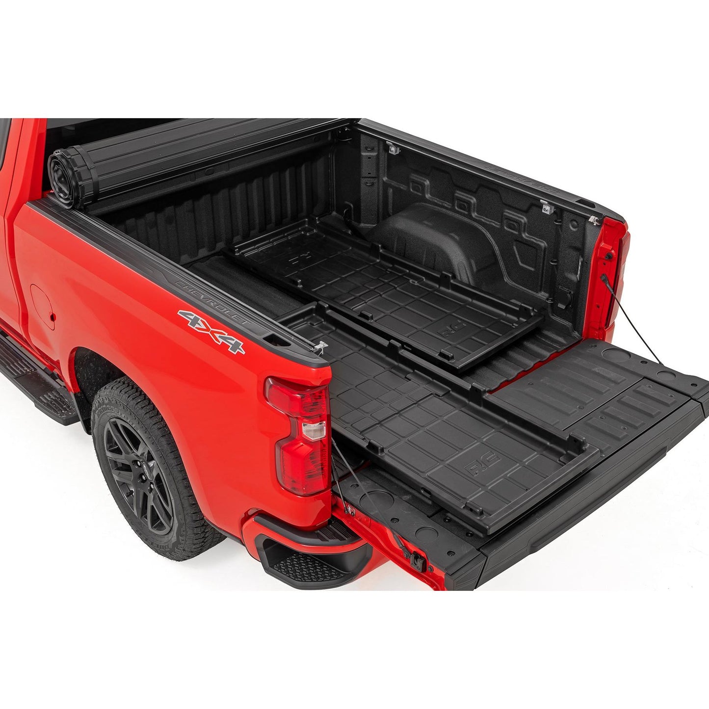 ROUGH COUNTRY Truck Bed Cargo Storage Tray | Easy Access | Long Bed Storage Tray | 10209
