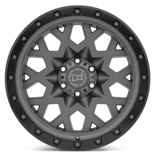 Black Rhino Hard Alloys SPROCKET MATTE GUNMETAL W/ BLACK RING