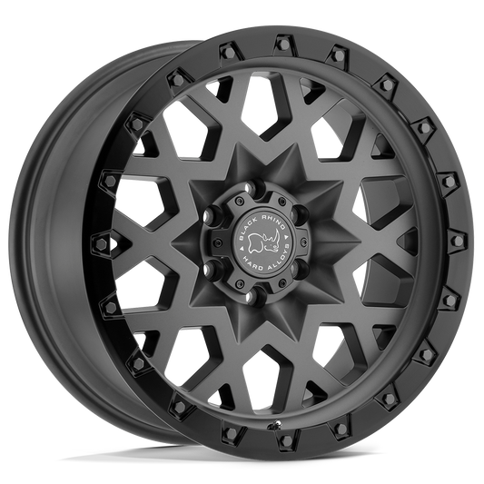 Black Rhino SPROCKET MATTE GUNMETAL W/ BLACK RING