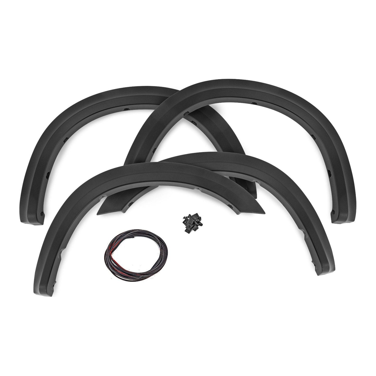 Rough Country Flat Black Fender Flares I S-D10917