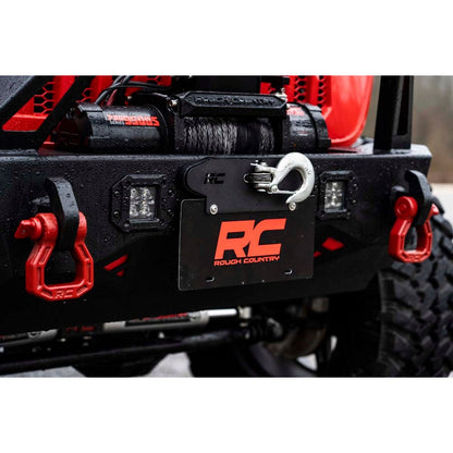 ROUGH COUNTRY License Plate Mnt | Hawse | Quick Release | RS124