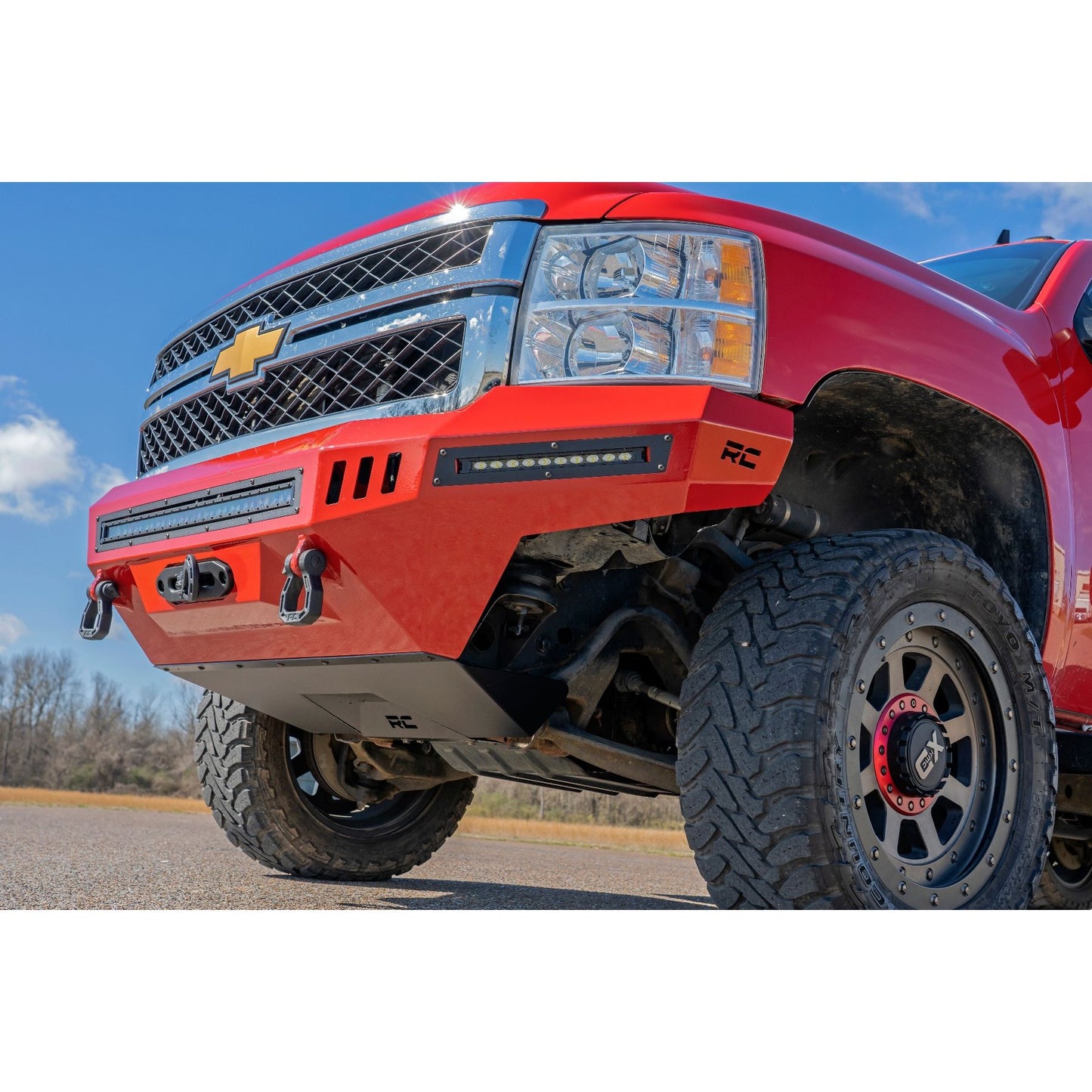 ROUGH COUNTRY Skid Plate | Prerunner Bumper | Chevy Silverado 2500 HD 2WD/4WD (2007-2014) | 10800