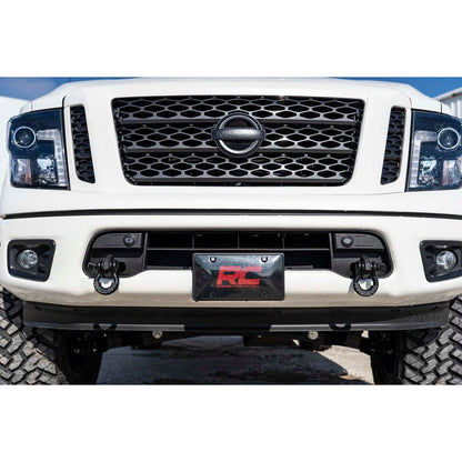 ROUGH COUNTRY Tow Hook Brackets | D-Ring Combo | Nissan Titan 2WD/4WD (2017-2024) | RS160