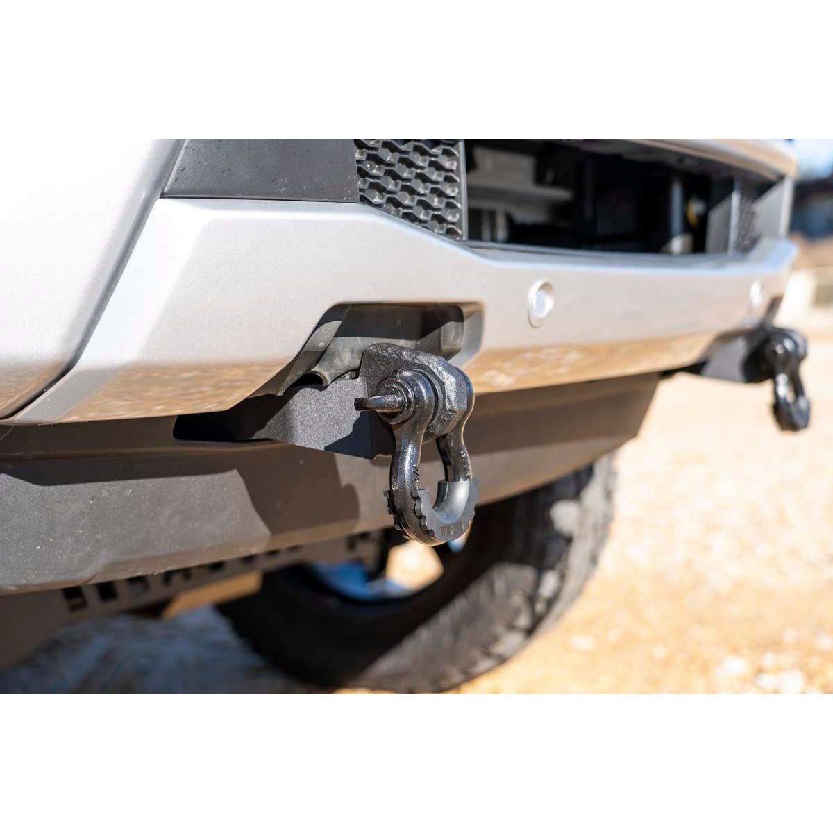 ROUGH COUNTRY Tow Hook Brackets | D-Ring Combo | Ford Ranger 2WD/4WD (2019-2023) | RS152