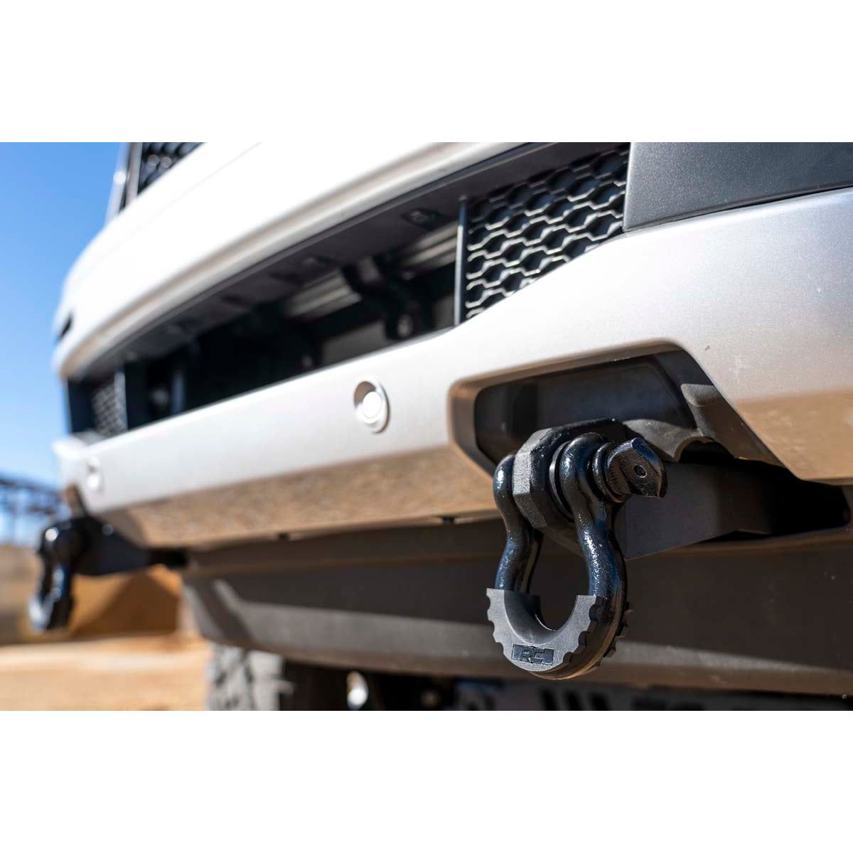 ROUGH COUNTRY Tow Hook Brackets | D-Ring Combo | Ford Ranger 2WD/4WD (2019-2023) | RS152