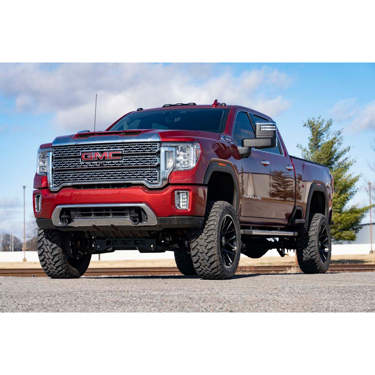 ROUGH COUNTRY Tow Hook Brackets | D-Ring Combo | GMC Sierra 2500 HD 2WD/4WD (2020-2025) | RS159