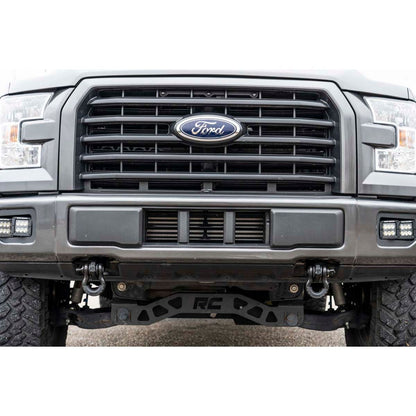 Rough Country W/ Standard D-Ring & Rubber Isolators Tow Hook Brackets I RS158