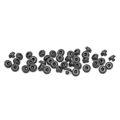 ROUGH COUNTRY Rivet Kit for Fender Flares | Black | 10015