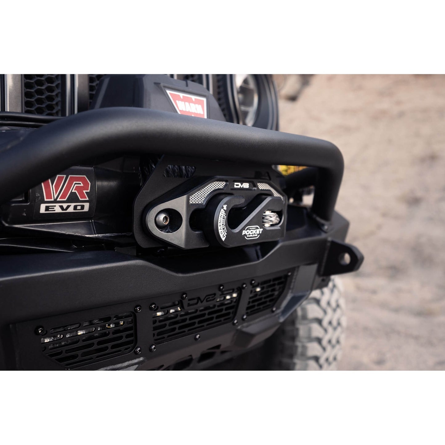 DV8 Off-Road Pocket Fairlead | For Synthetic Rope Winches C3| WBPF-01