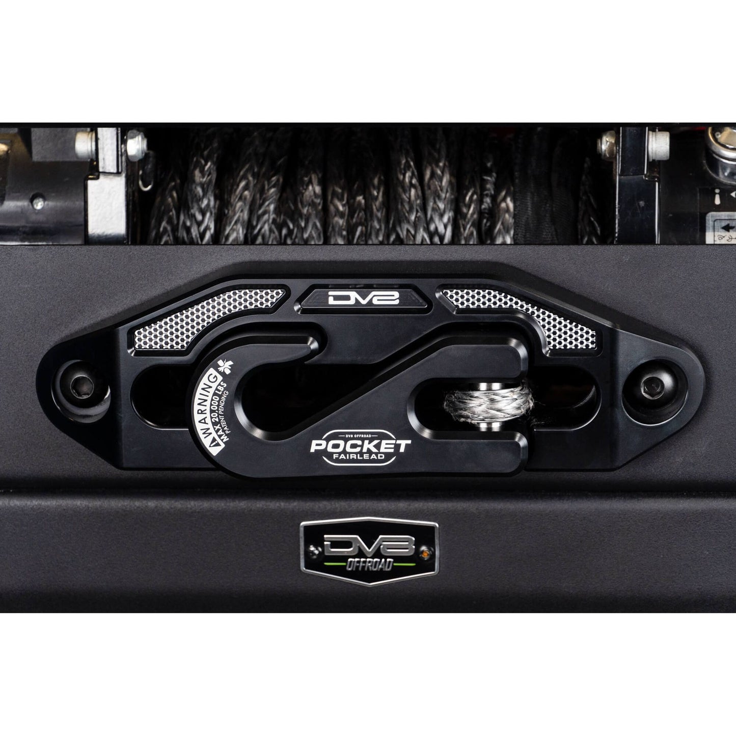 DV8 Off-Road Pocket Fairlead | For Synthetic Rope Winches C3| WBPF-01