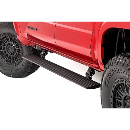ROUGH COUNTRY Power Running Boards | Dual Electric Motor | Double Cab | Toyota Tacoma (24-25) | PSR652024A