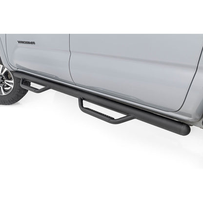 ROUGH COUNTRY Nerf Steps | Cab Length | Crew Cab | 5' Bed | Toyota Tacoma 2WD/4WD (05-23) | RCT0580CCB