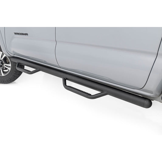 ROUGH COUNTRY Nerf Steps | Cab Length | Crew Cab | 5' Bed | Toyota Tacoma 2WD/4WD (05-23) | RCT0580CCB