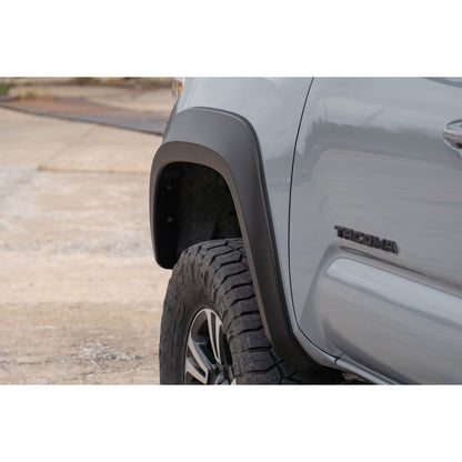 ROUGH COUNTRY Fender Flares | Sport | 4V6 Quicksand | Toyota Tacoma 2WD/4WD (2016-2023) | S-T11621-4V6