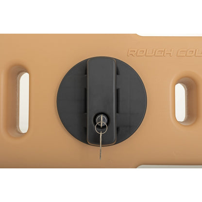 ROUGH COUNTRY 10L Fluid Container w/ Locker - Tan | 99061A