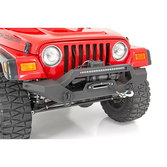 ROUGH COUNTRY Front Bumper | Rock Crawler | Jeep Wrangler TJ (97-06)/Wrangler Unlimited (04-06)  | 10595