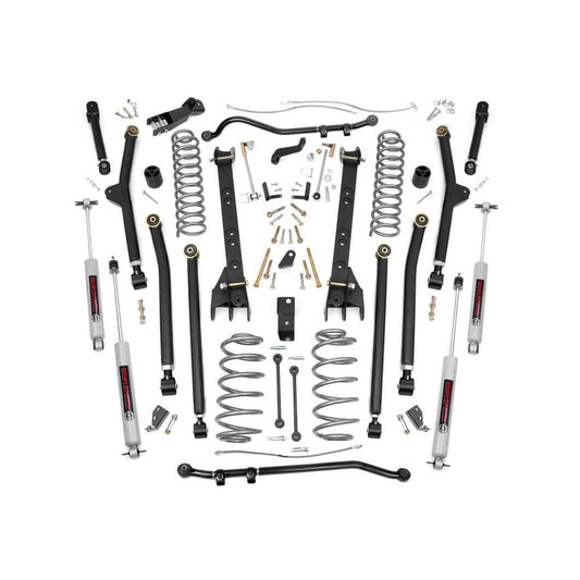 ROUGH COUNTRY 6 Inch Lift Kit | Long Arm | Jeep Wrangler TJ 4WD (1997-2006) | 65922