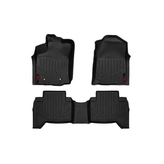 ROUGH COUNTRY Floor Mats | Front and Rear | Toyota Tacoma 2WD/4WD (2016-2023) | M-71216