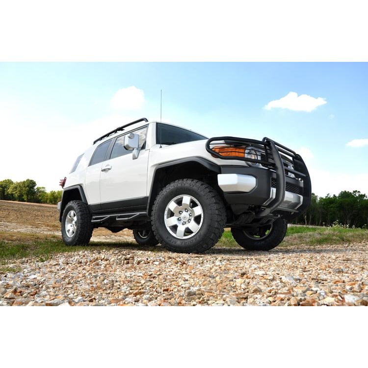 ROUGH COUNTRY 3 Inch Lift Kit | Red Spacers | Toyota 4Runner (03-09)/FJ Cruiser (07-14)  | 76530RED