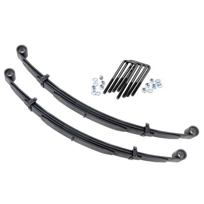 ROUGH COUNTRY Front Leaf Springs | 4" Lift | Pair | Ford F-250 4WD (1980-1997) | 8044Kit