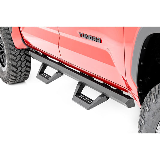 ROUGH COUNTRY SRX2 Adj Aluminum Steps | CrewMax | Toyota Tundra 2WD/4WD (2022-2025) | 71070