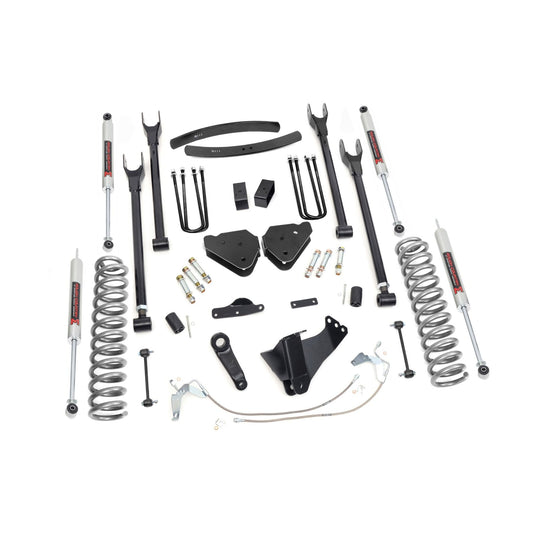 ROUGH COUNTRY 6 Inch Lift Kit | Gas | 4 Link | M1 | Ford F-250/F-350 Super Duty 4WD (08-10) | 58840