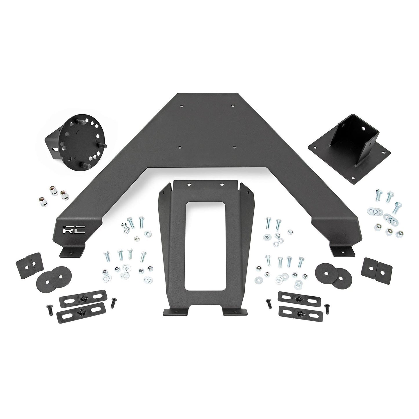 ROUGH COUNTRY Bed Mount Spare Tire Carrier | Universal (5x5.5 6x5.5 6x135 & 5x5.0 Bolt Patterns) | 73110