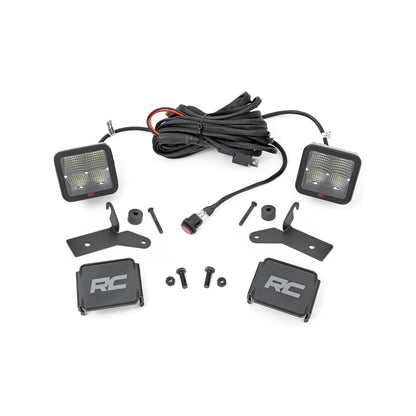 ROUGH COUNTRY LED Light Kit | Hinge Mount | 2" Spectrum Pair | Jeep Gladiator JT/Wrangler JL (18-25) | 80052