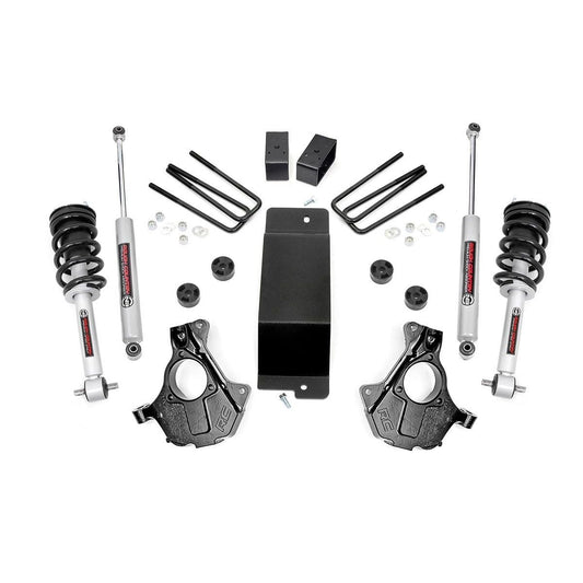 ROUGH COUNTRY 3.5 Inch Lift Kit | Cast Steel LCA| N3 Strut | Chevy/GMC 1500 (07-13) | 11932