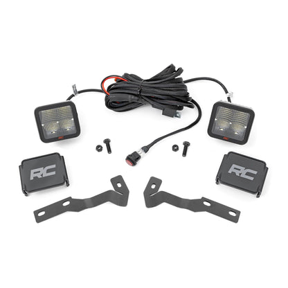 ROUGH COUNTRY LED Light Kit | Ditch Mount | 2" Spectrum Pair | Spot | Toyota Tacoma (16-23) | 81080