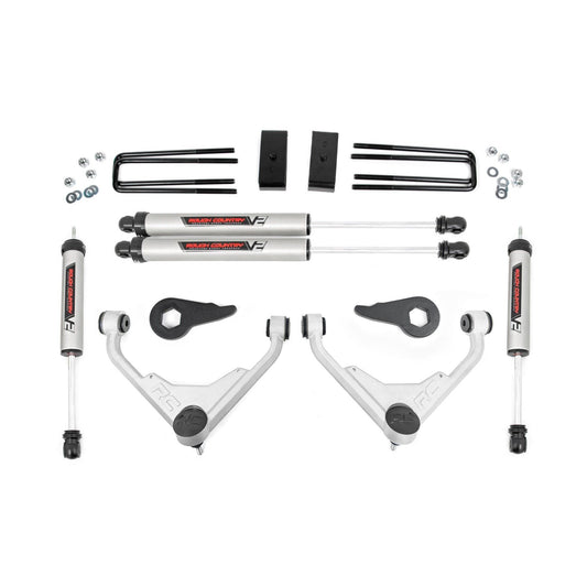 ROUGH COUNTRY 3 Inch Lift Kit | V2 | FK/FF | Chevy/GMC Sierra/Silverado 2500 HD Suburban/Yukon XL 2500 (01-10) | 859870