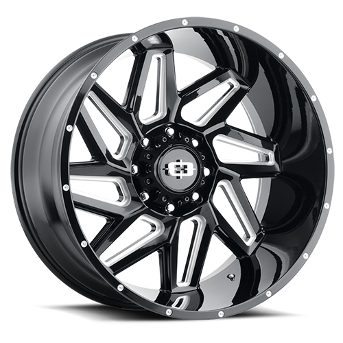 VISION 361 SPYDER Gloss Black Milled Spoke