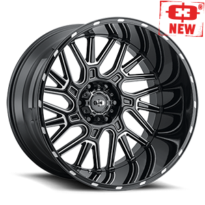 VISION 404 BRAWL 2022 Gloss Black Milled Spoke