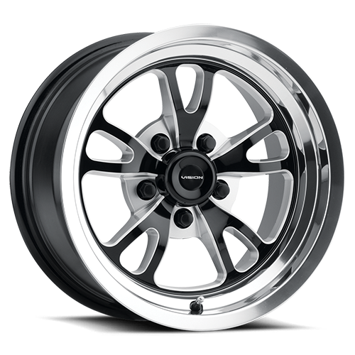 VISION 149 PATRIOT 2023 Gloss Black Milled Spoke Polished Lip