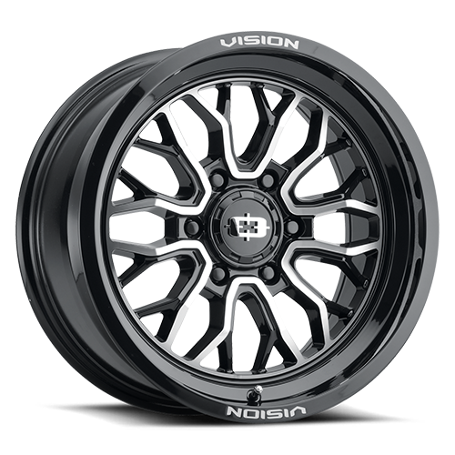 VISION 402 RIOT Gloss Black Machined Face