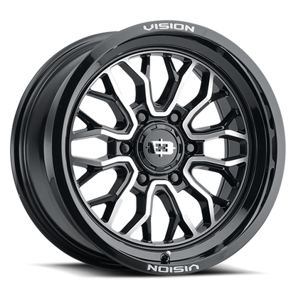 VISION 402 RIOT Gloss Black Machined Face