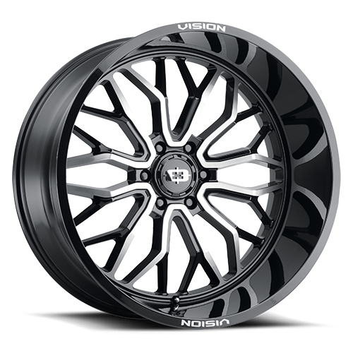 VISION 402 RIOT Gloss Black Machined Face