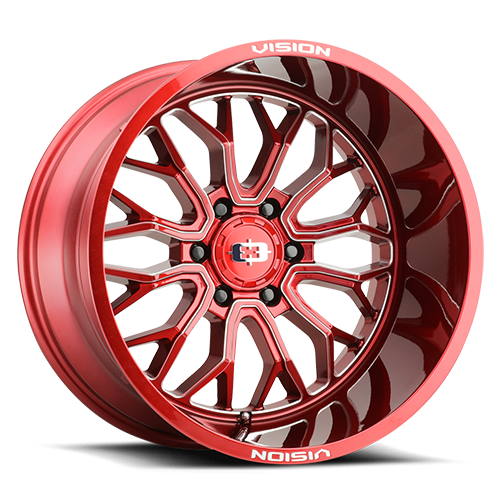 VISION 402 RIOT Red Tint Milled Spoke