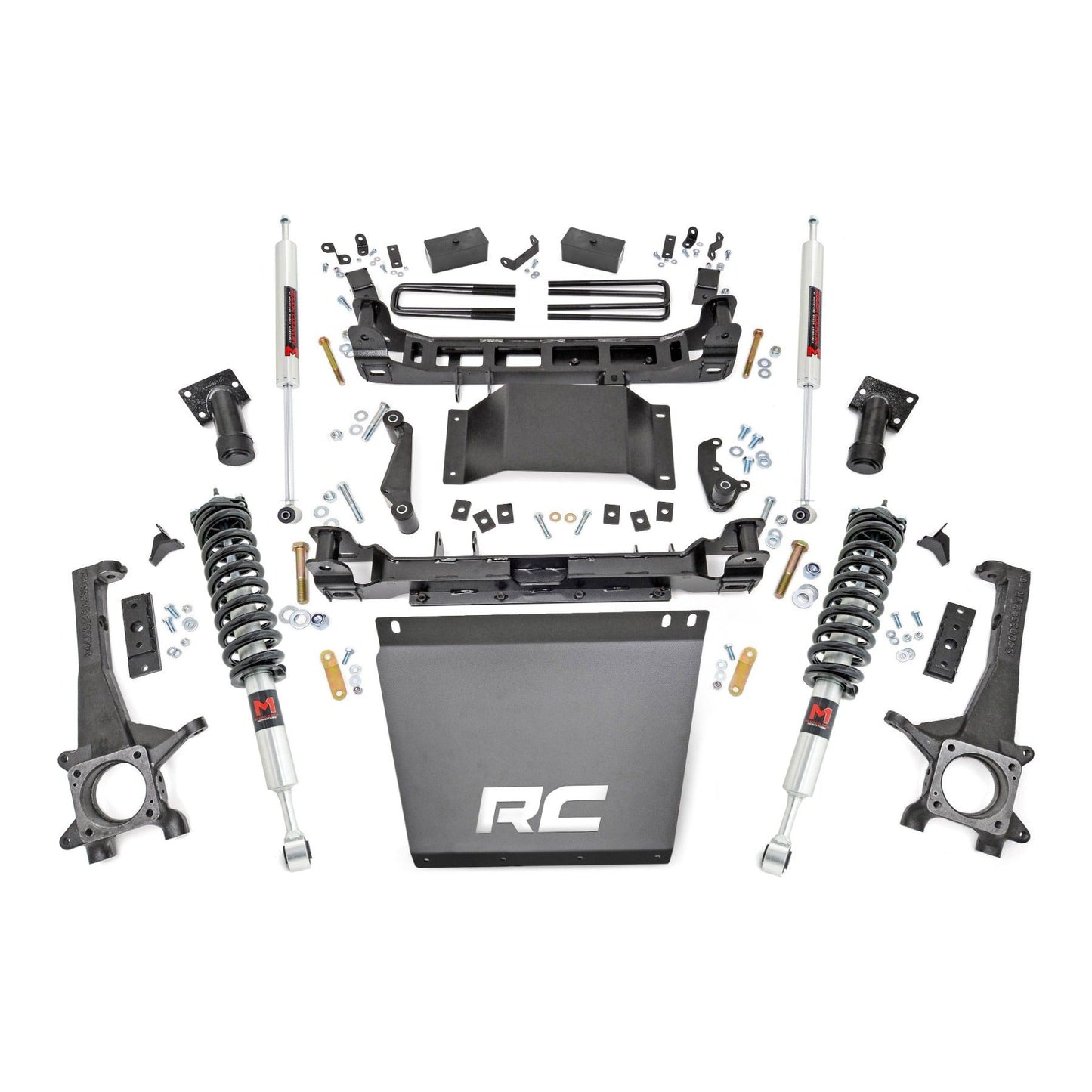 Rough Country M1 Struts w/M1 Rear Shocks 4 Inch Lift Kit I 75740