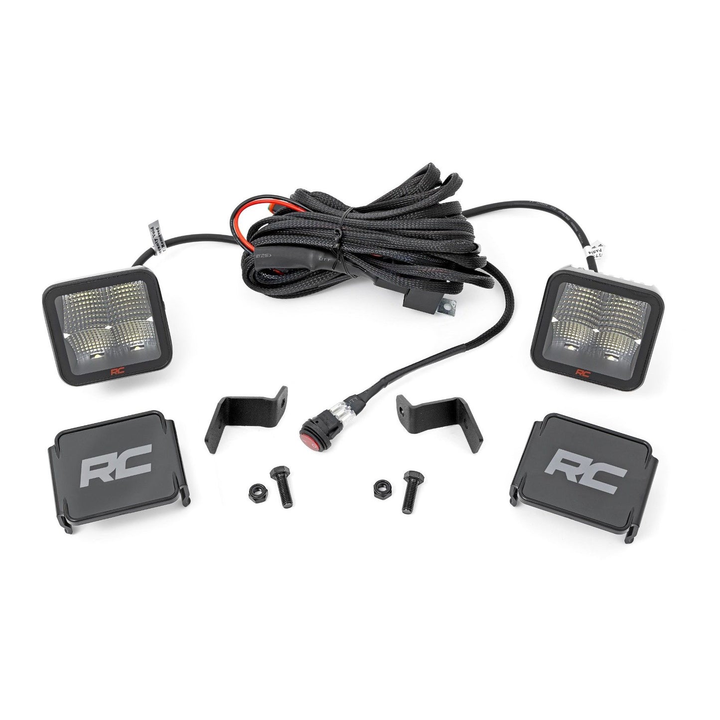 ROUGH COUNTRY LED Light Kit | Ditch Mount | 2" Spectrum Pair | Spot | Ford F-150 (15-25)/F-150 Lightning (22-25)  | 82028