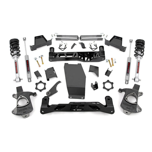 ROUGH COUNTRY 6 Inch Lift Kit | Alum/Stamp Steel | N3 Struts | Chevy/GMC 1500 (14-18 & Classic) | 22732