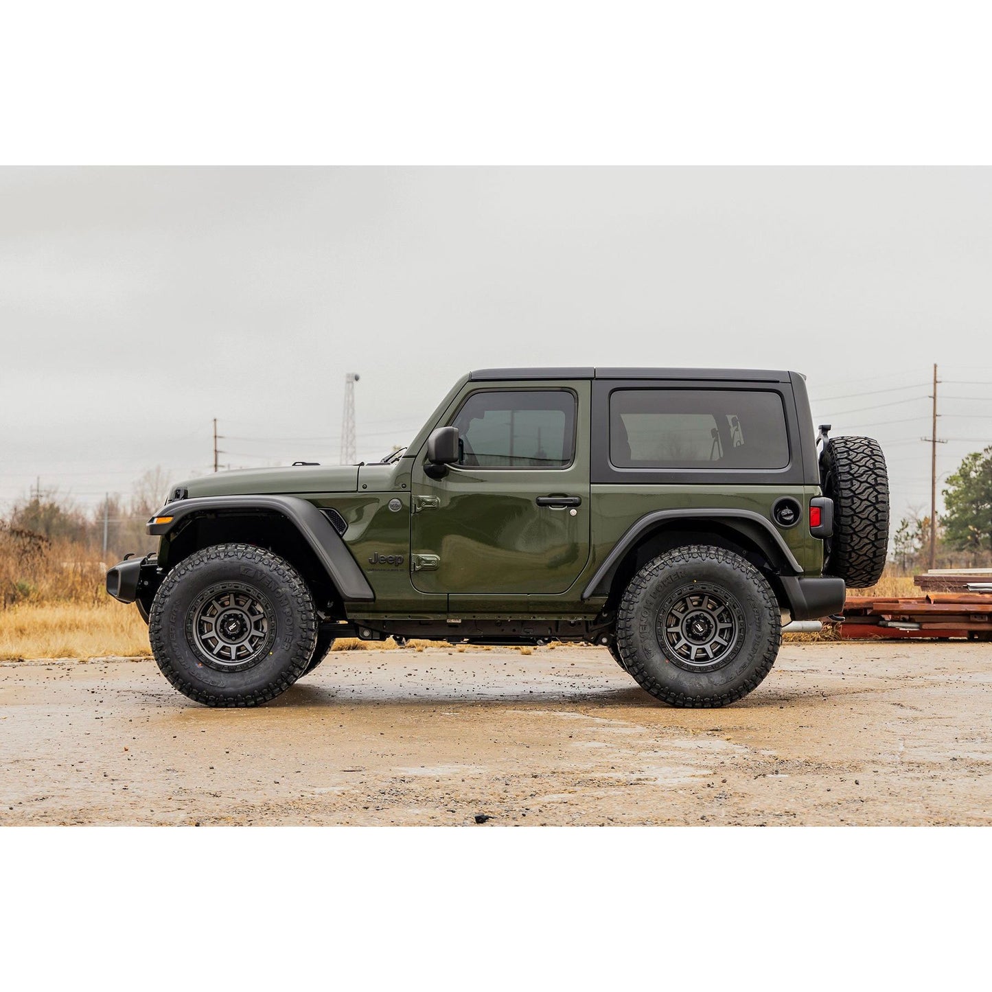 ROUGH COUNTRY 3.5 Inch Lift Kit | C/A Drop | Front D/S | Jeep Wrangler JL 4WD (2024-2025) | 94130