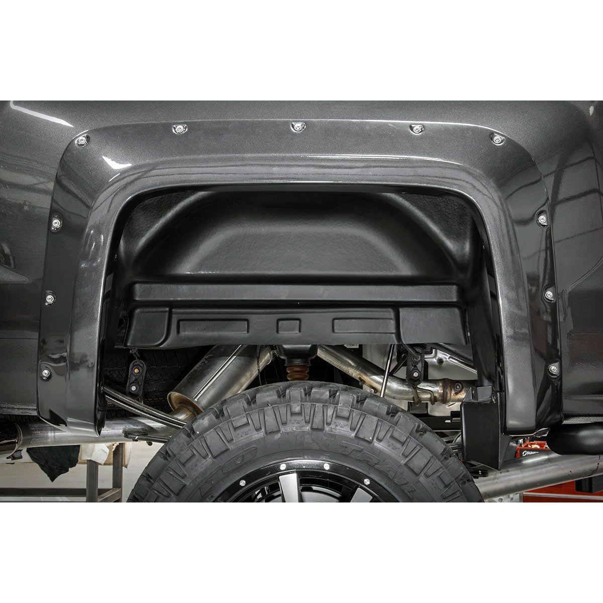 ROUGH COUNTRY Rear Wheel Well Liners | GMC Sierra 1500/Sierra 2500 HD/Sierra 3500 HD (14-19) | 4216