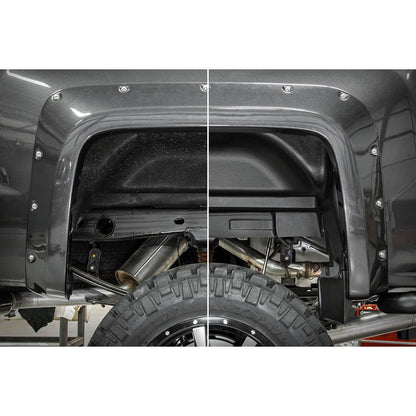 ROUGH COUNTRY Rear Wheel Well Liners | Chevy Silverado 2500 HD/3500 HD 2WD/4WD (2015-2019) | 4215