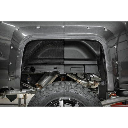 ROUGH COUNTRY Rear Wheel Well Liners | GMC Sierra 1500/Sierra 2500 HD/Sierra 3500 HD (14-19) | 4216