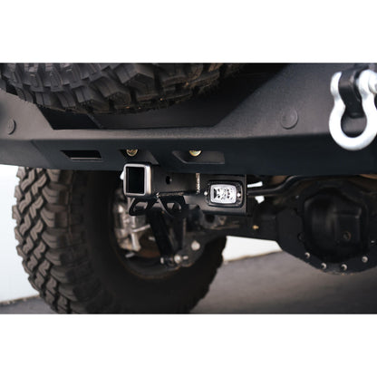 DV8 Off-Road 2007-2024 Jeep Wrangler (JK/JL) Bolt-on Hitch with Lights C3| AHJP-01