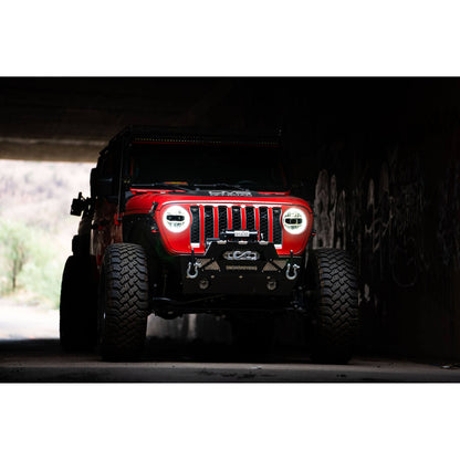 DV8 Off-Road 2018-2024 Jeep JL & 2020-2024 JT LED Headlights | Chrome C3| HLCJL-01