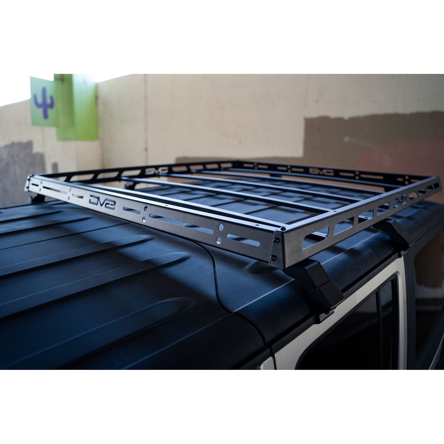 DV8 Off-Road 2007-2018 Jeep Wrangler JK Half-Length Roof Rack C3| RRJK-04