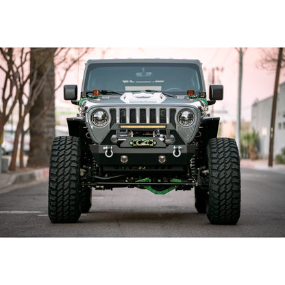 DV8 Off-Road 2018-2024 Jeep JL & 2020-2024 Jeep JT LED Headlights | Black C3| HLCJL-02